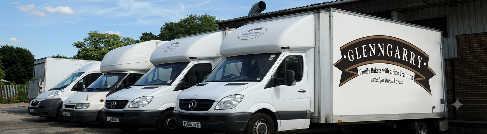 GlennGarry delivery vans ready for wholesale deliveries