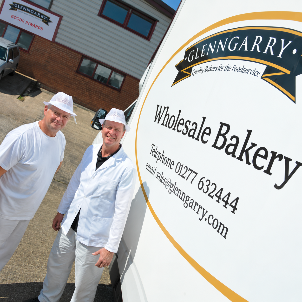 A GlennGarry baker holding a finished bake